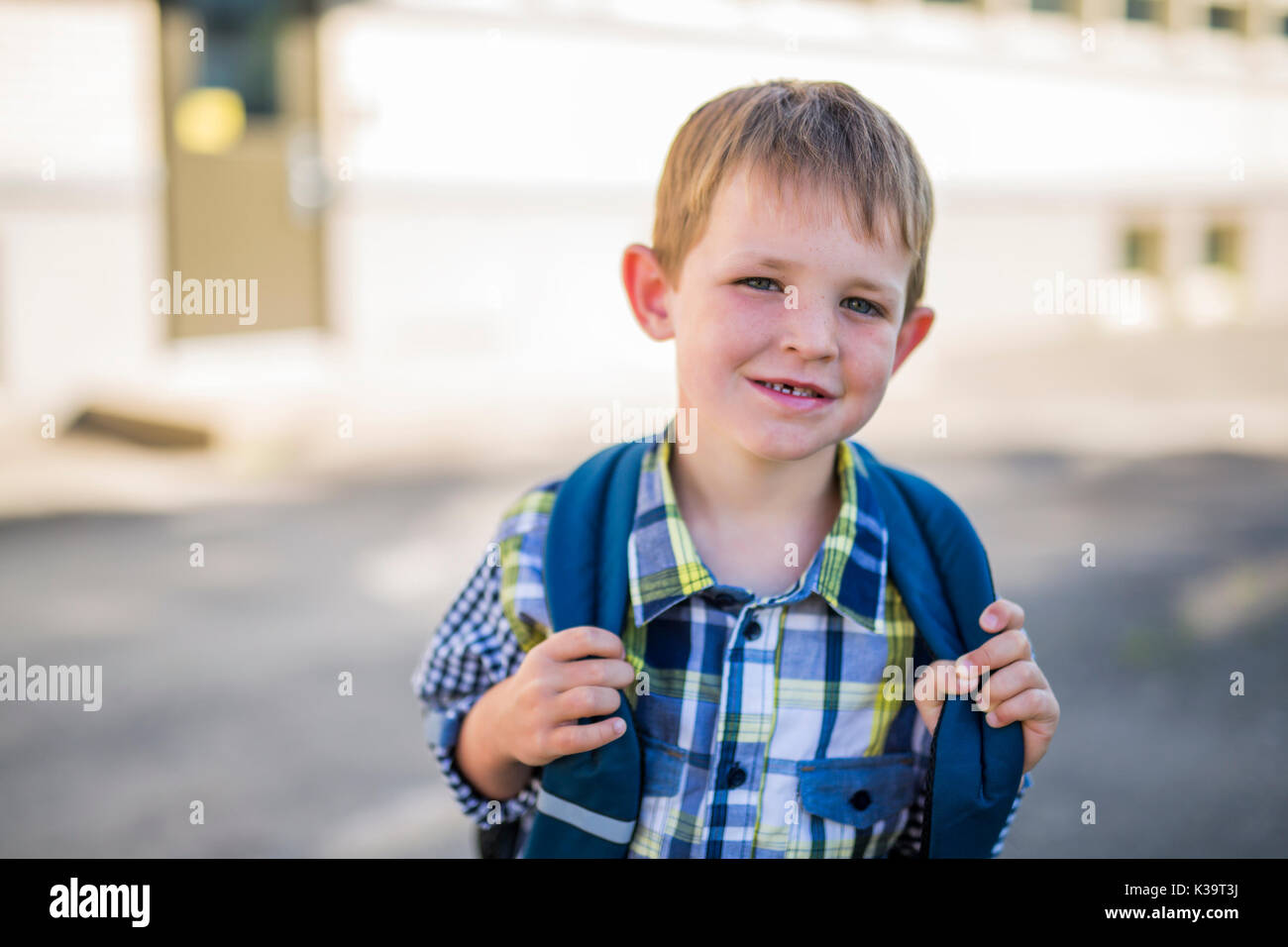 preschool student going to school Stock Photo Alamy