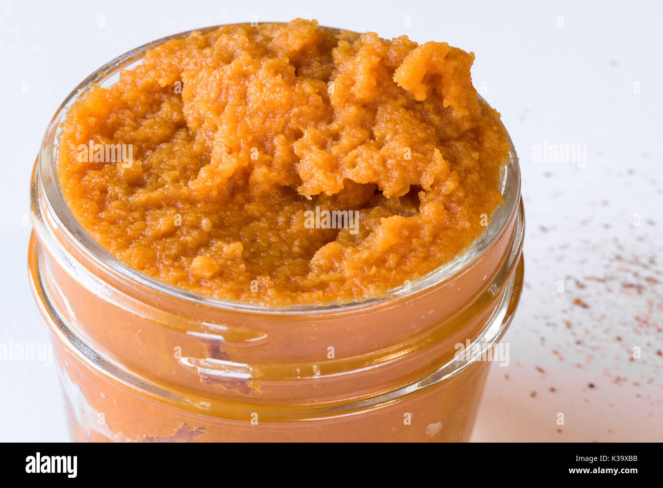 Pumpkin Puree Stock Photo