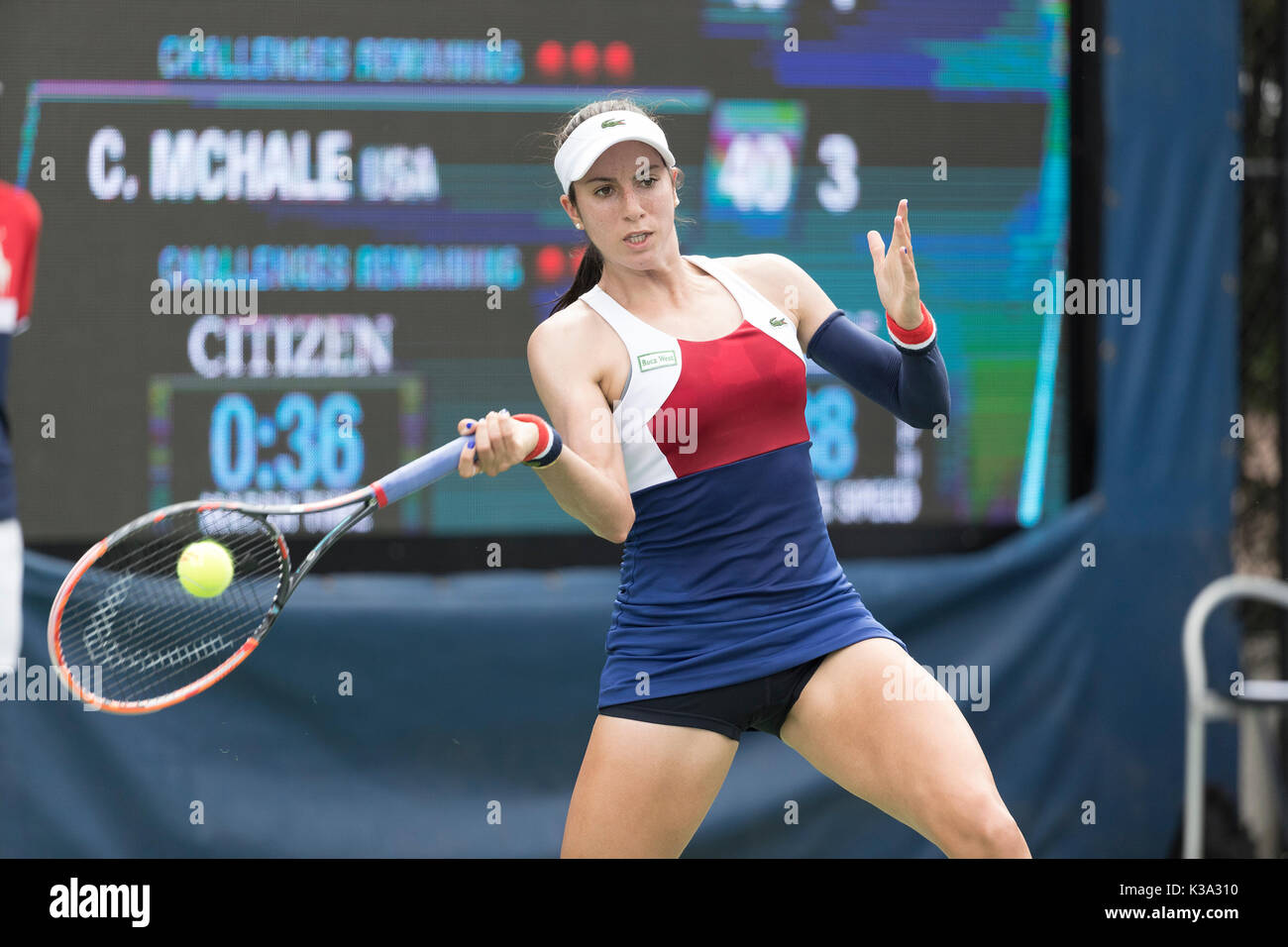 New York, United States. 31st Aug, 2017. Christina McHale of USA