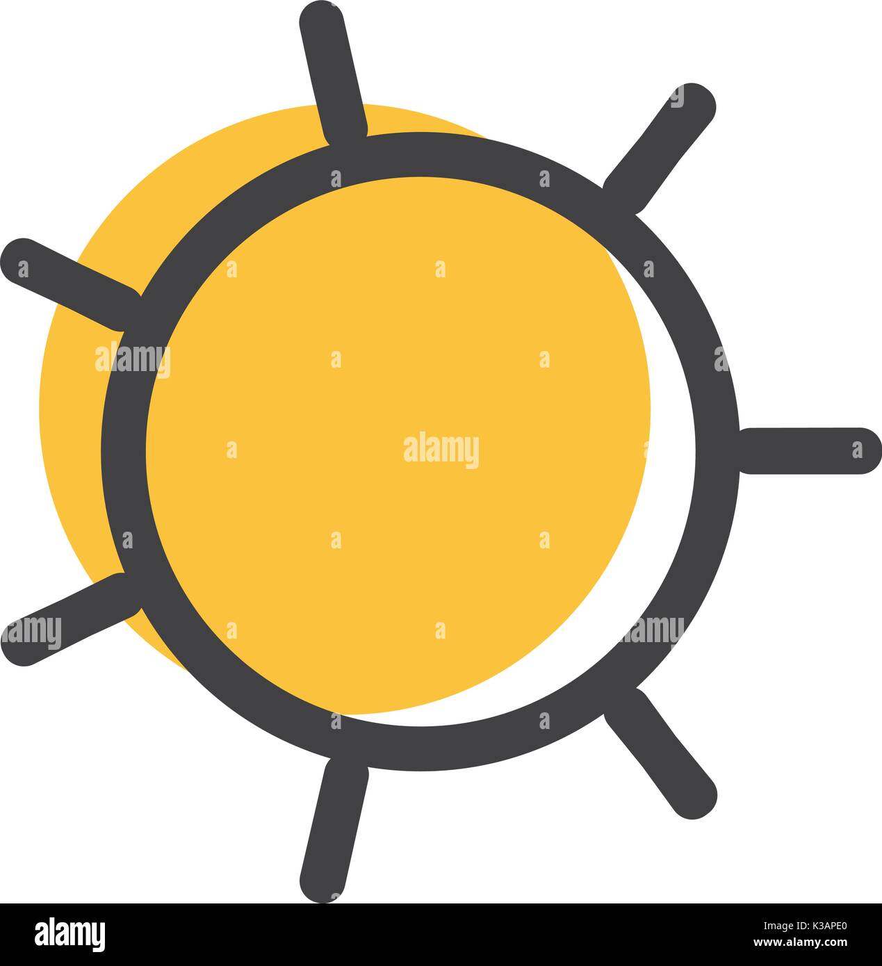 sun vector illustration Stock Vector Image & Art - Alamy