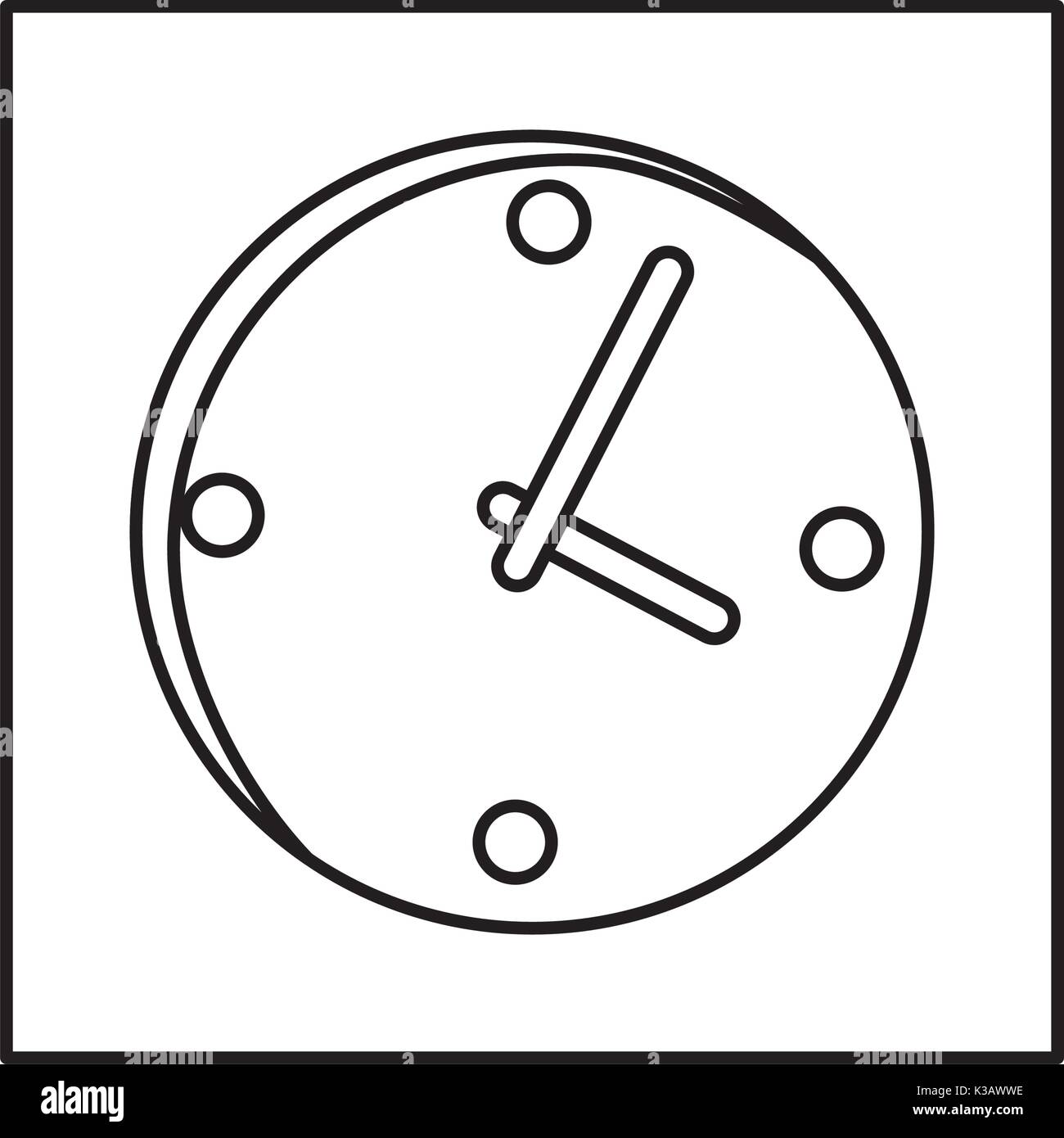 clock icon image Stock Vector Image & Art - Alamy