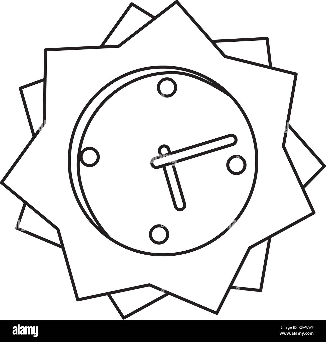 clock icon image Stock Vector Image & Art - Alamy