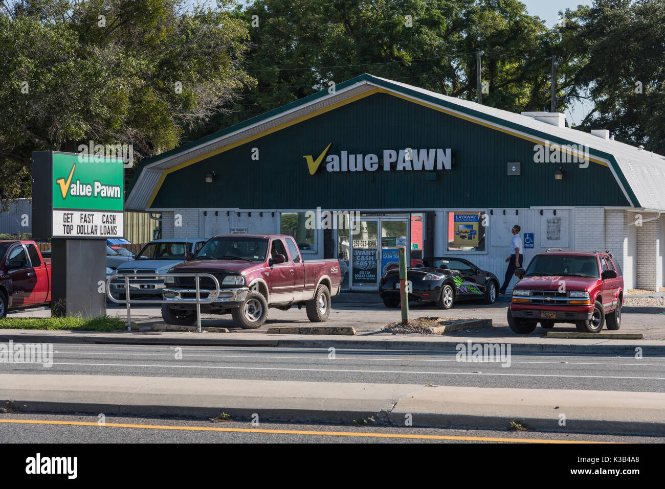 Value Pawn Shop Leesburg, Florida USA Stock Photo