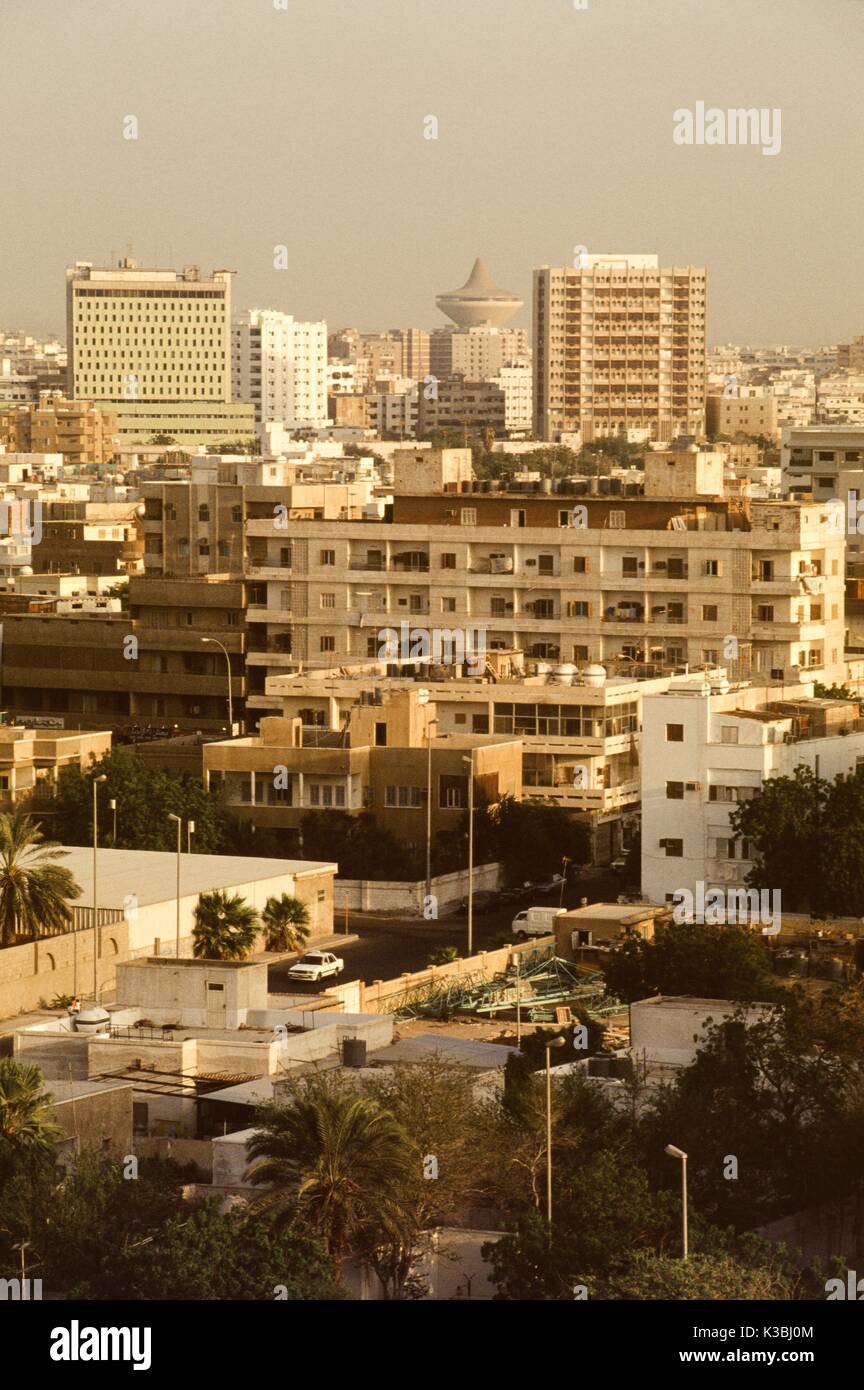 Saudi Arabia's commercial and business city on the Red Sea, Jeddah ...