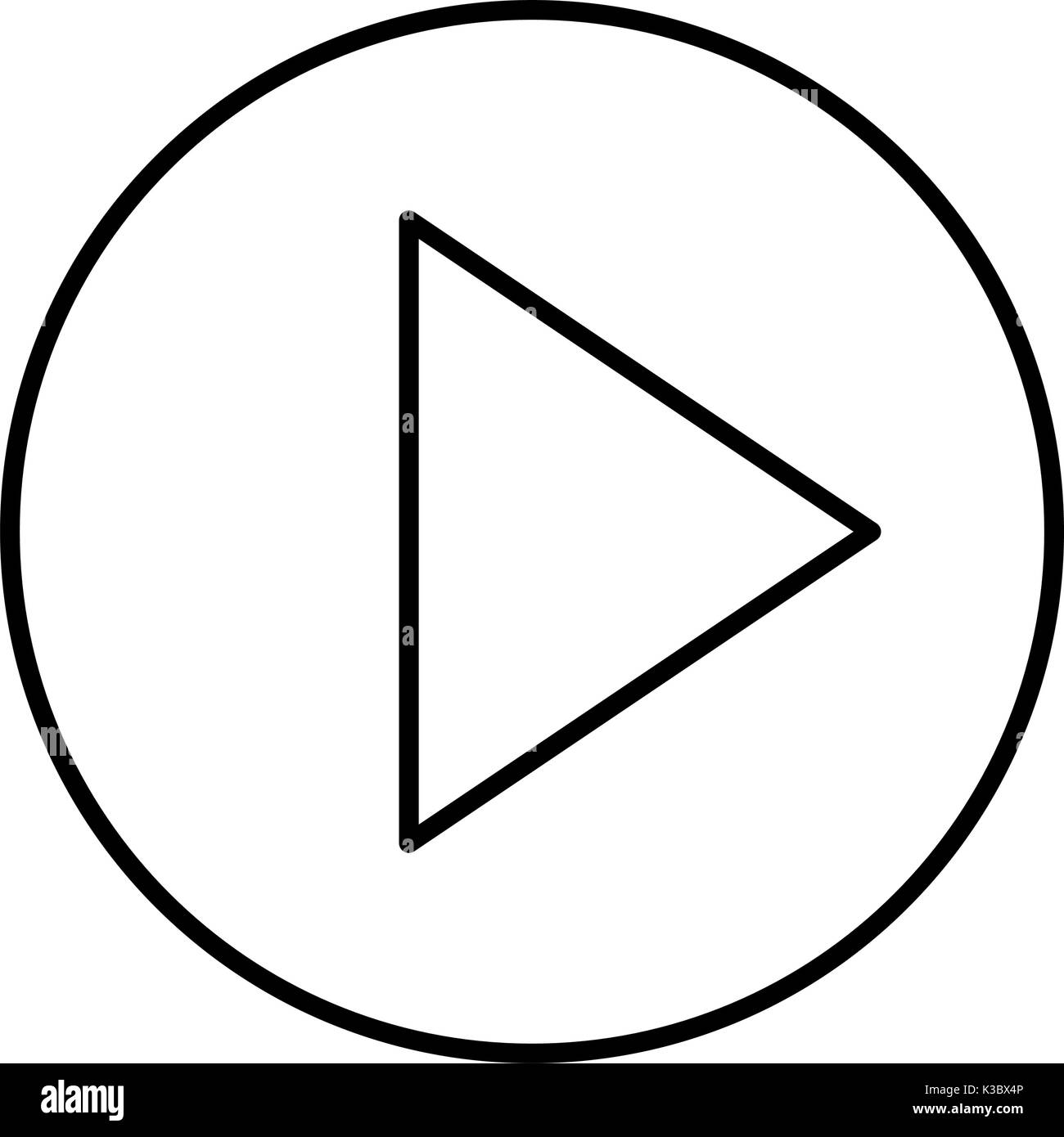 play button isolated icon vector illustration design Stock Vector Image ...