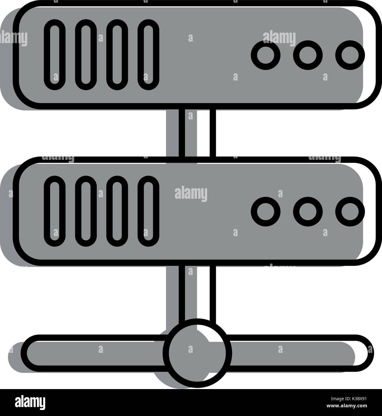 server data center icon vector illustration design Stock Vector Image ...
