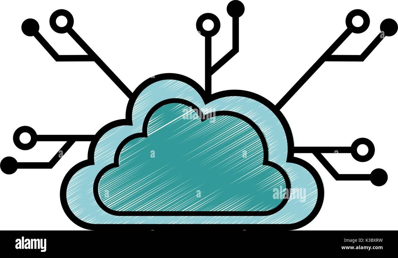 cloud computing isolated icon vector illustration design Stock Vector ...
