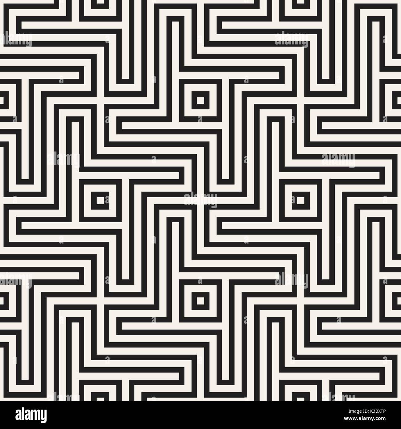 Abstract geometric pattern with stripes, lines. Seamless vector stylish ...
