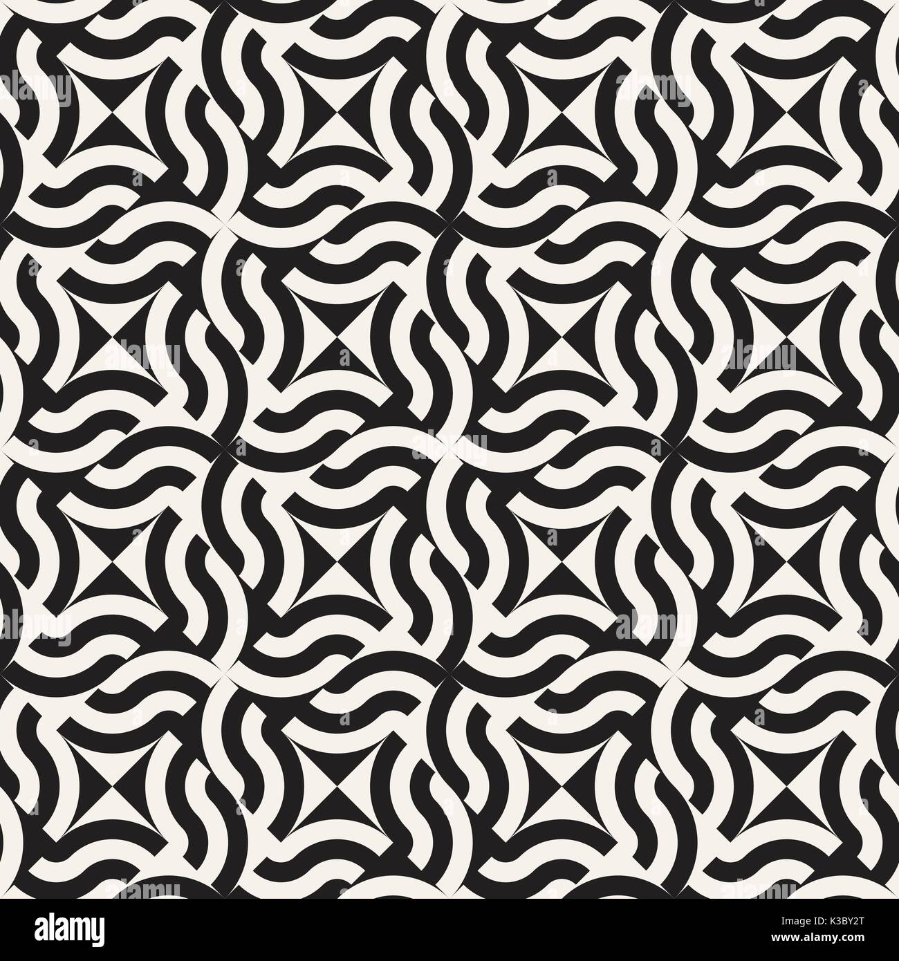 Abstract geometric pattern with stripes, lines. Seamless vector stylish ...