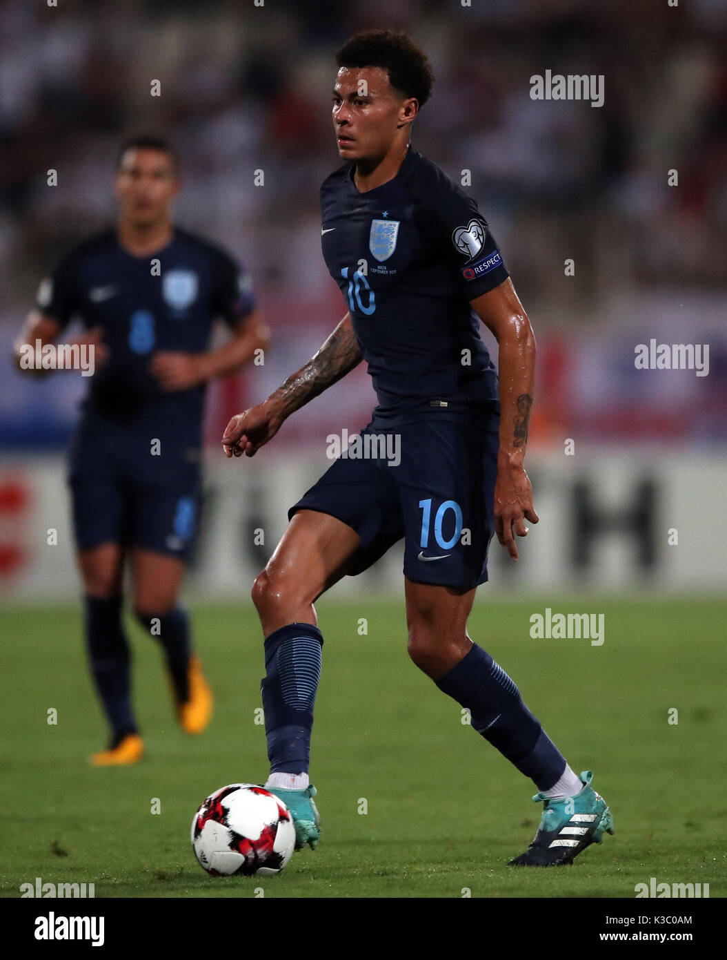 England's Dele Alli during the 2018 FIFA World Cup Qualifying, Group F