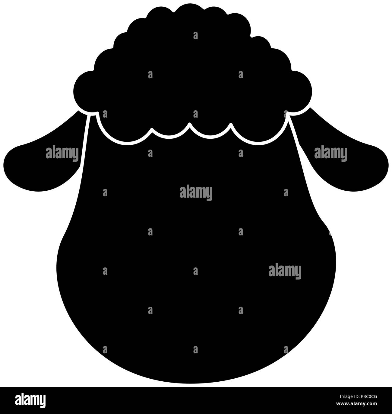 cute sheep character icon Stock Vector Image & Art - Alamy