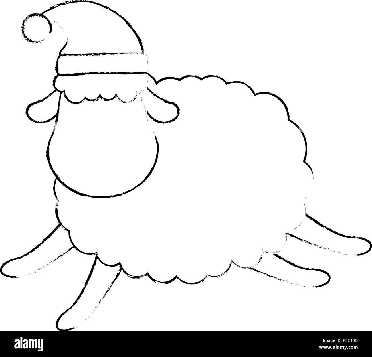 cute sheep character icon Stock Vector Image & Art - Alamy