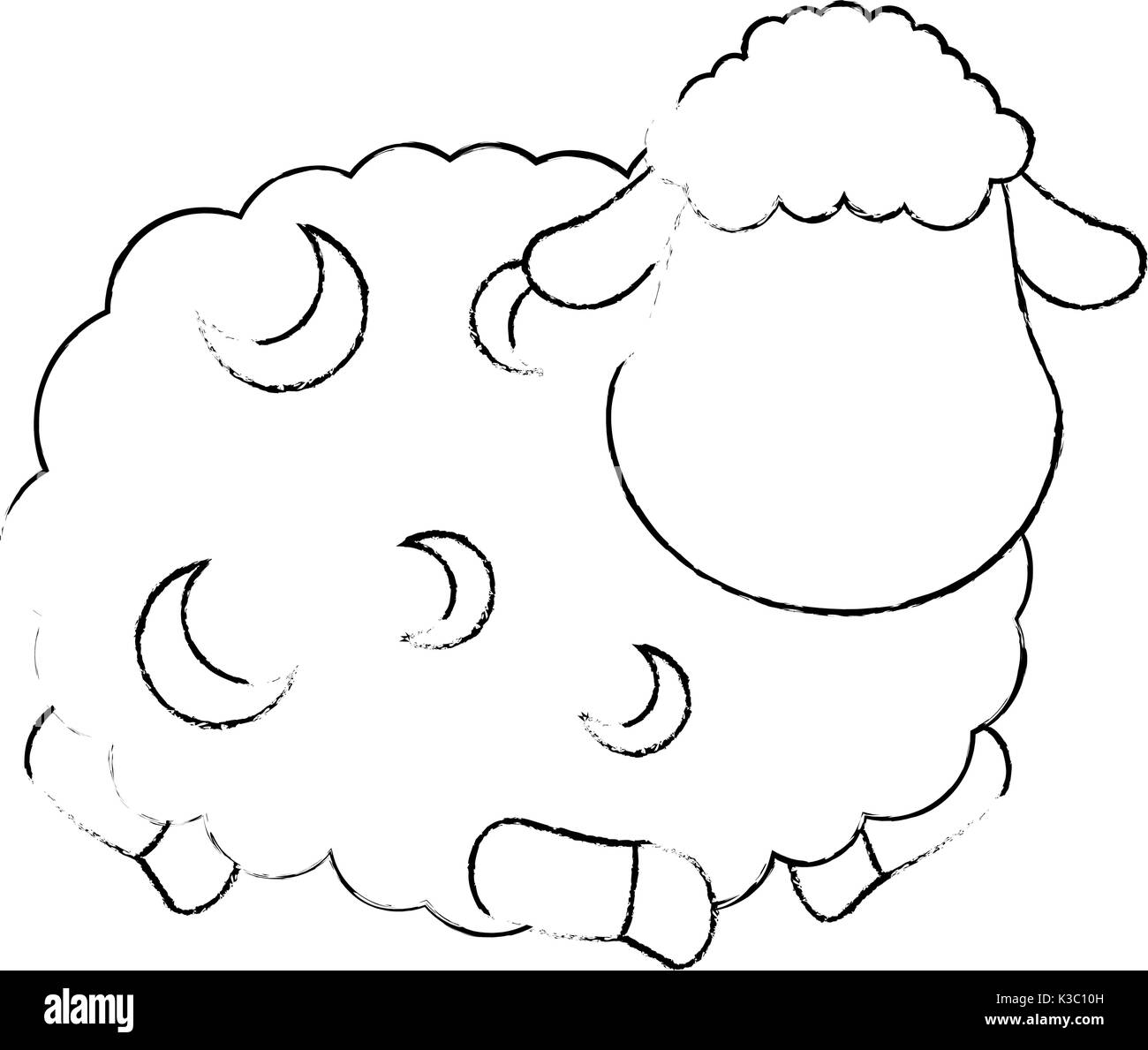 cute sheep character icon Stock Vector Image & Art - Alamy