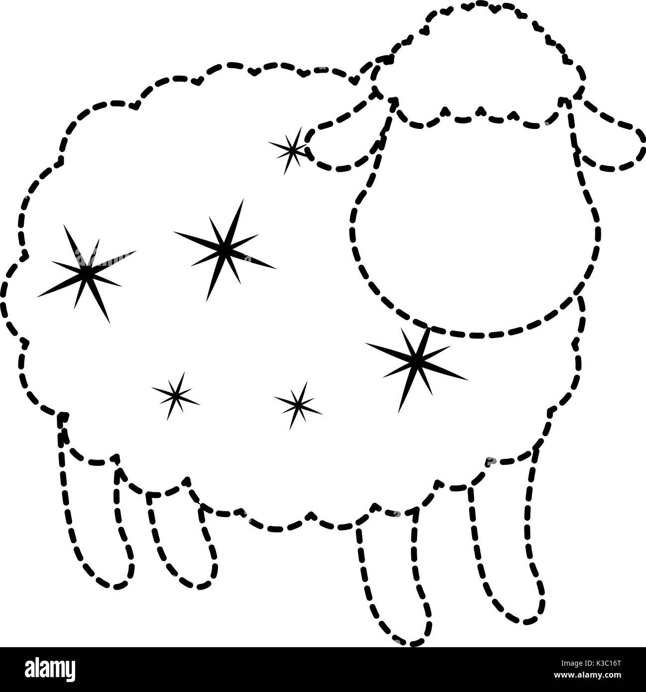 cute sheep character icon Stock Vector Image & Art - Alamy