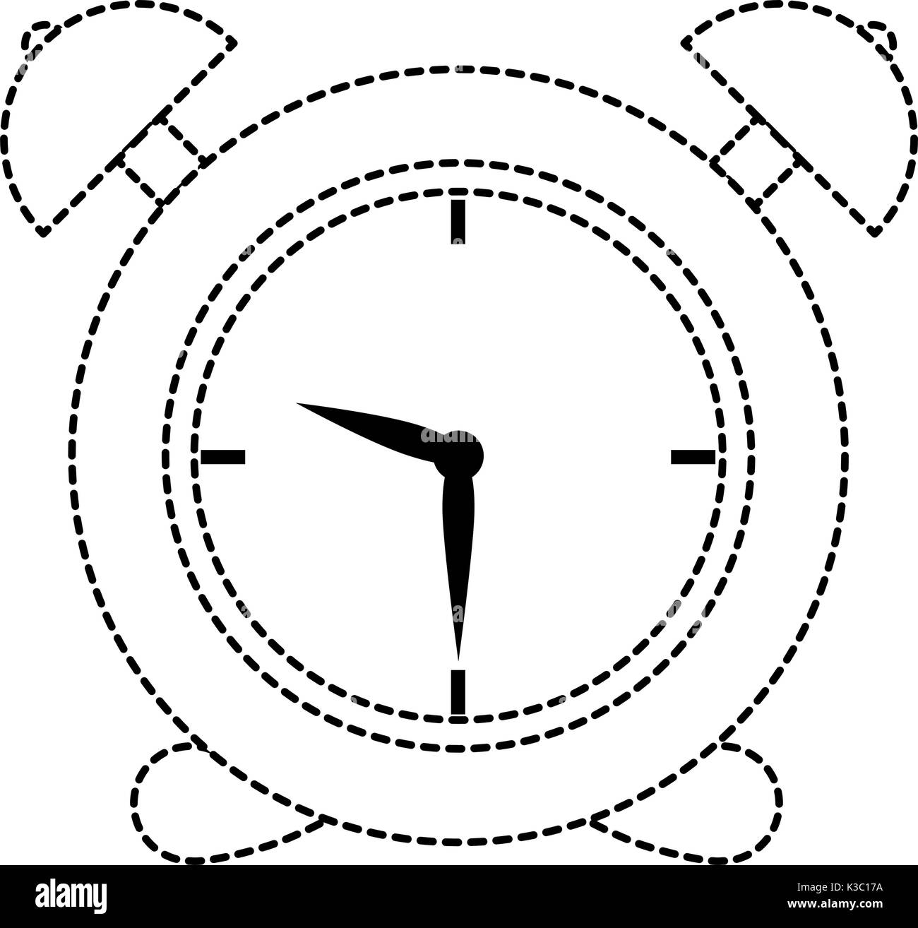 alarm clock isolated icon Stock Vector Image & Art - Alamy