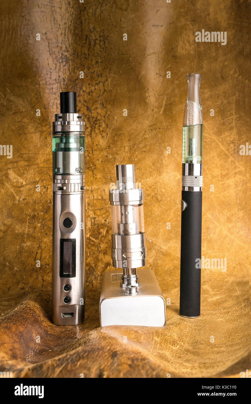 electronic cigarette, e cigarette, e cig, with accessories and