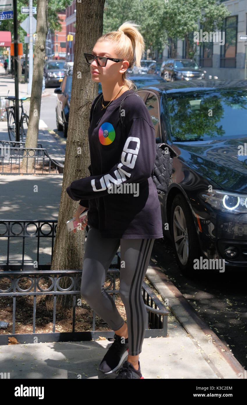 Kendall Jenner And Hailey Baldwin Out In New York Featuring