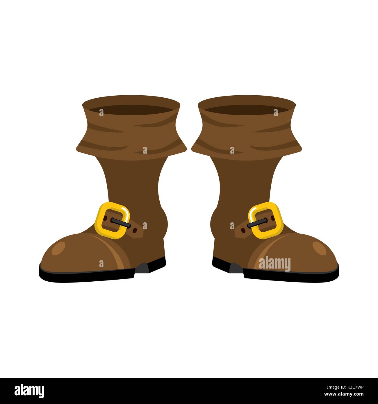 pirate boots isolated. rover shoes. buccaneer Shoe Stock Vector Image & Art  - Alamy