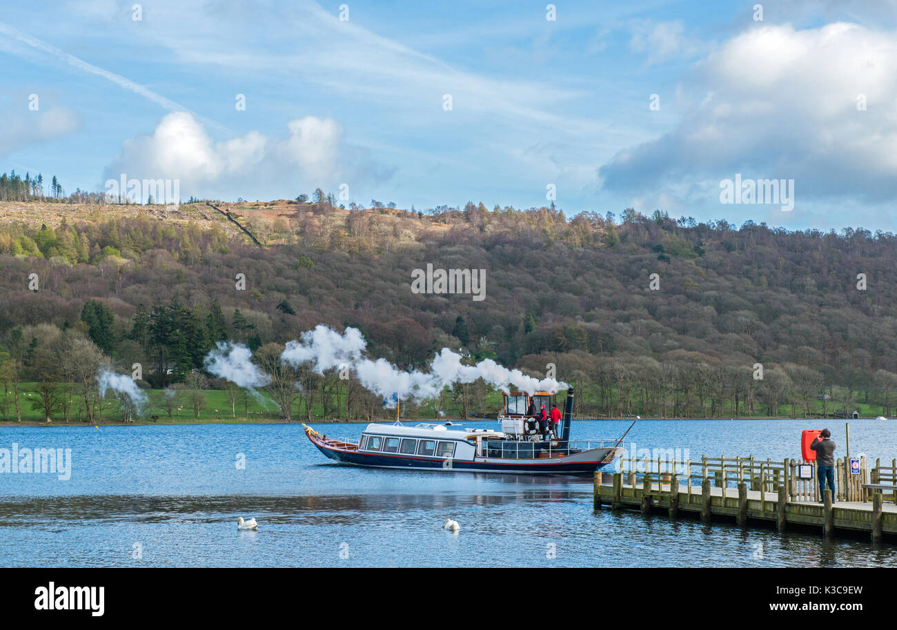 Lake Coniston in the Lake District National Park, Cumbria Stock Photo