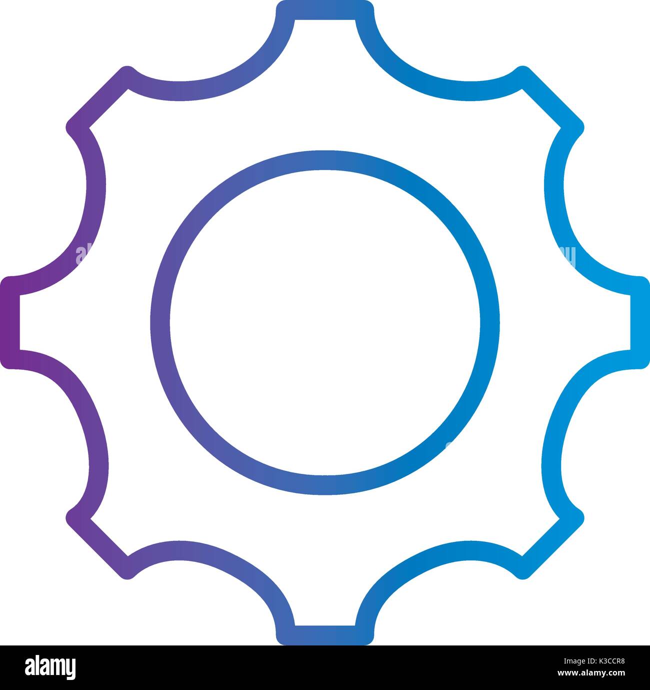 line gear engineering industry process technology Stock Vector Image