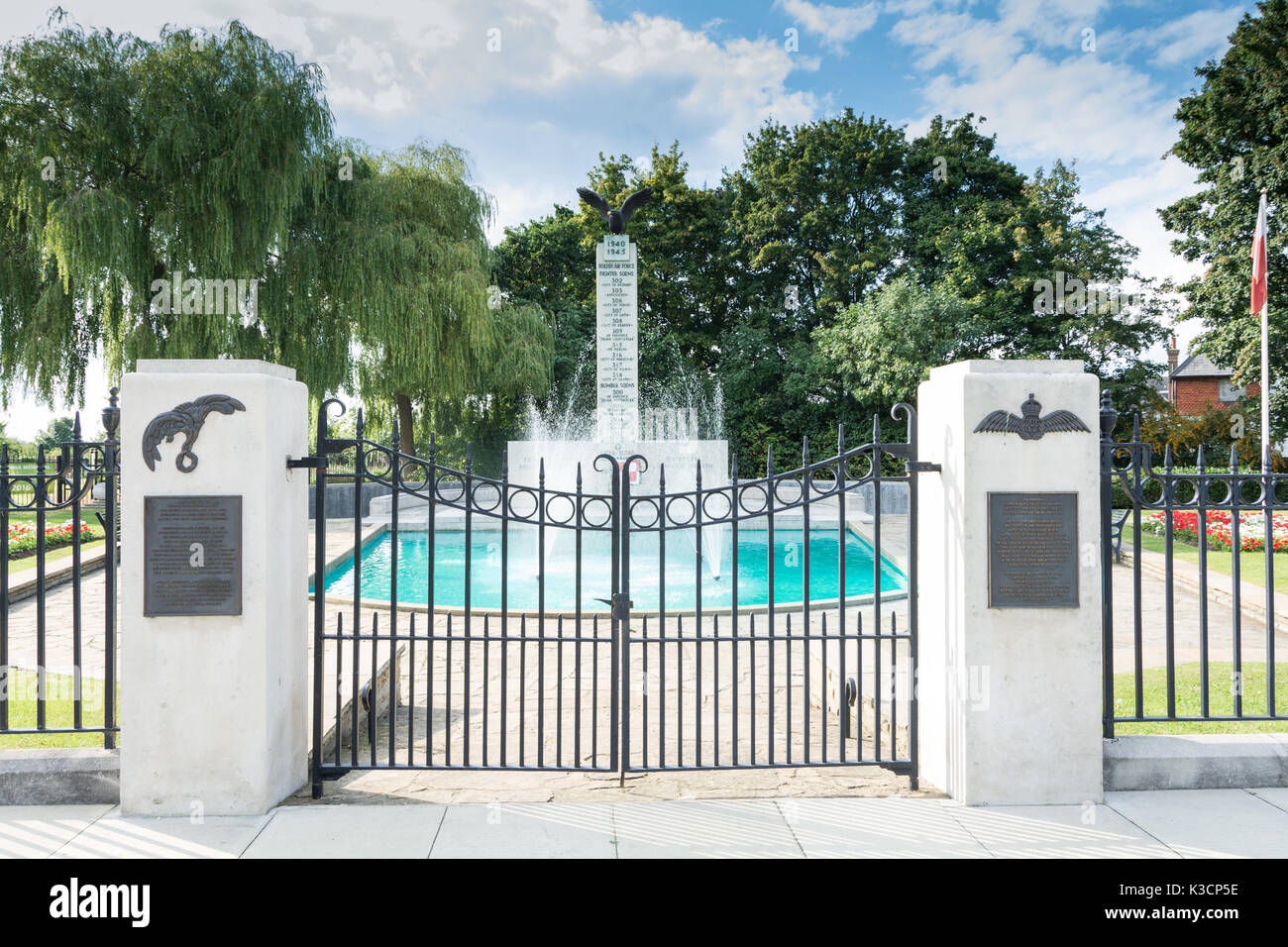 The Polish War Memorial, Northolt, Western Ave, Ruislip HA4, UK Stock Photo