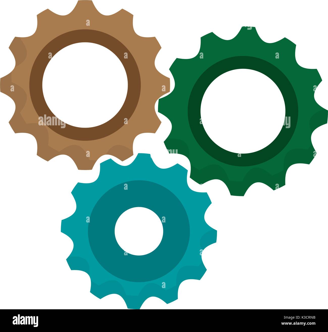 gear wheels icon Stock Vector Image & Art - Alamy