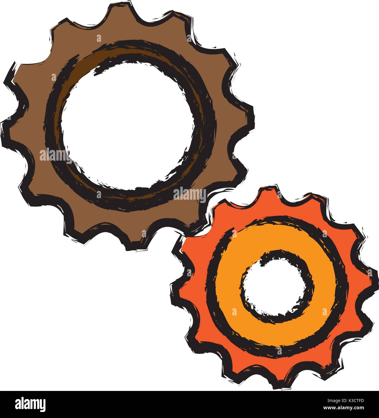 gear wheels icon Stock Vector Image & Art - Alamy