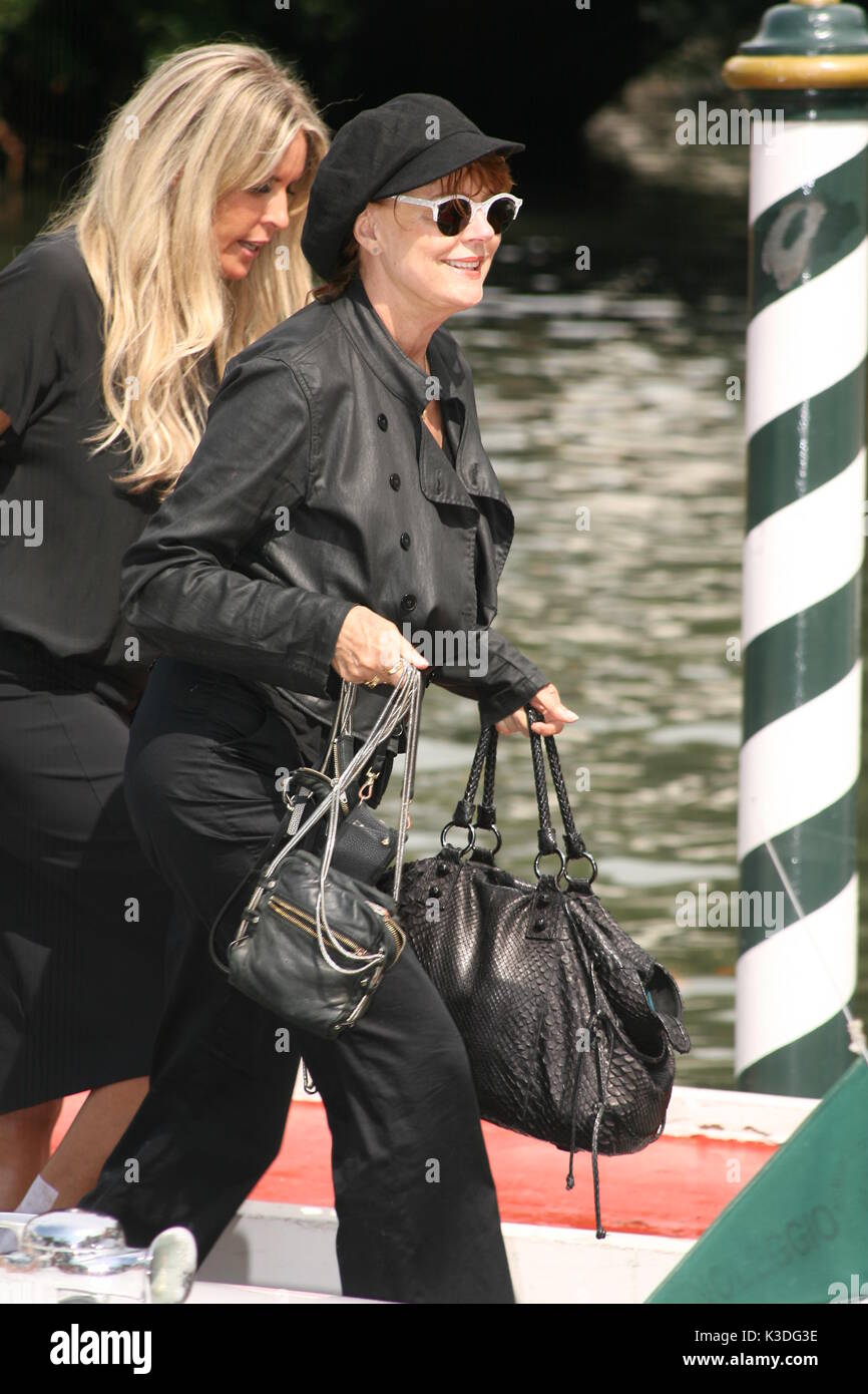 VENICE, ITALY - SEPTEMBER 01: Susan Sarandon is seen during the 74th