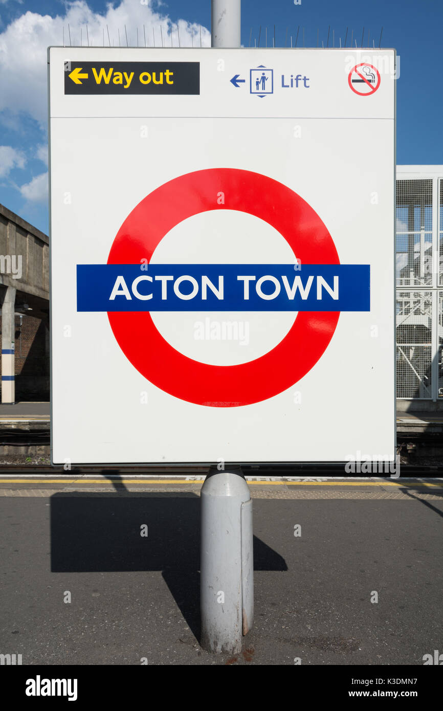 Acton Town station in west London, UK Stock Photo Alamy