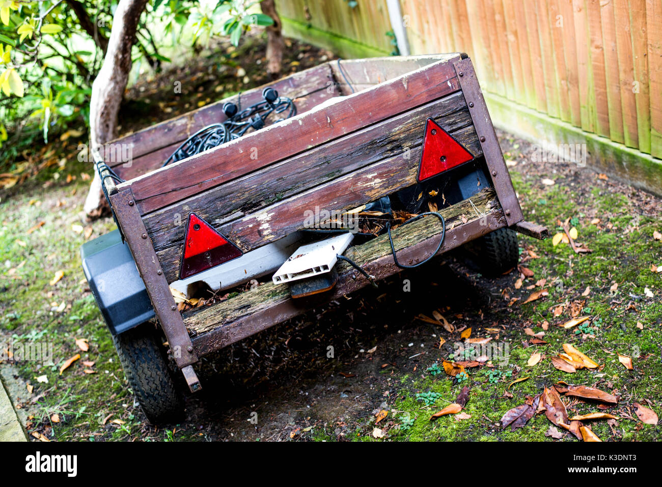 Rear trailer view hi-res stock photography and images - Alamy