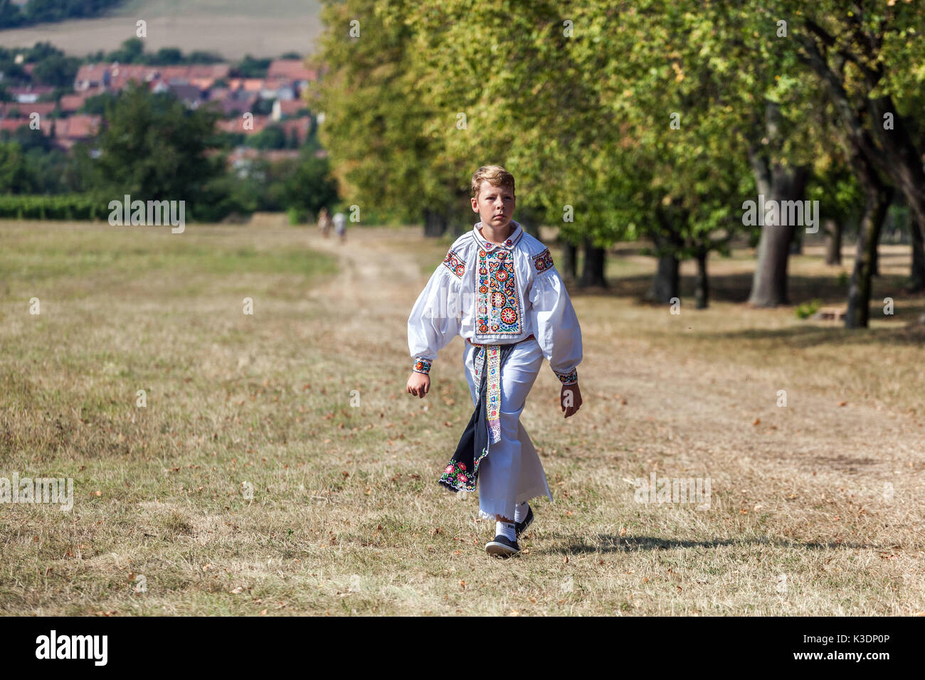Traditional dress in modern culture Moravia, Czech Republic, a young man in  folk costume Stock Photo - Alamy, image size:1300x956