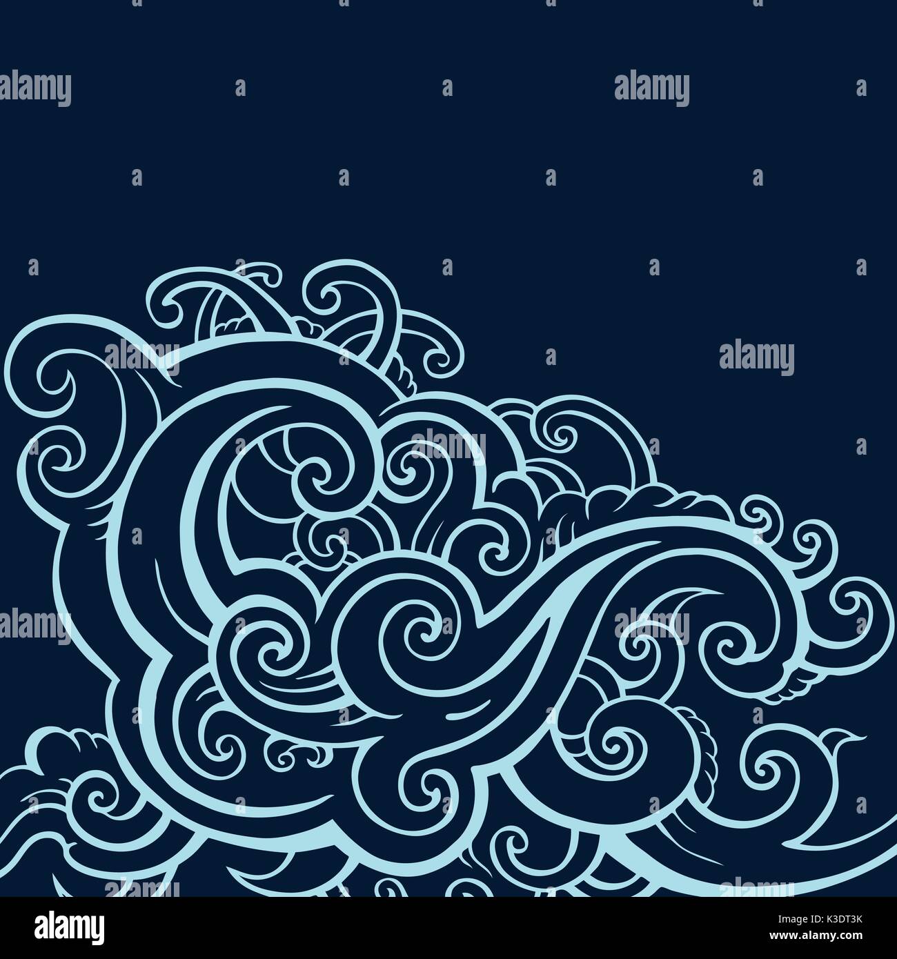 Sea waves set Stock Vector Image & Art - Alamy