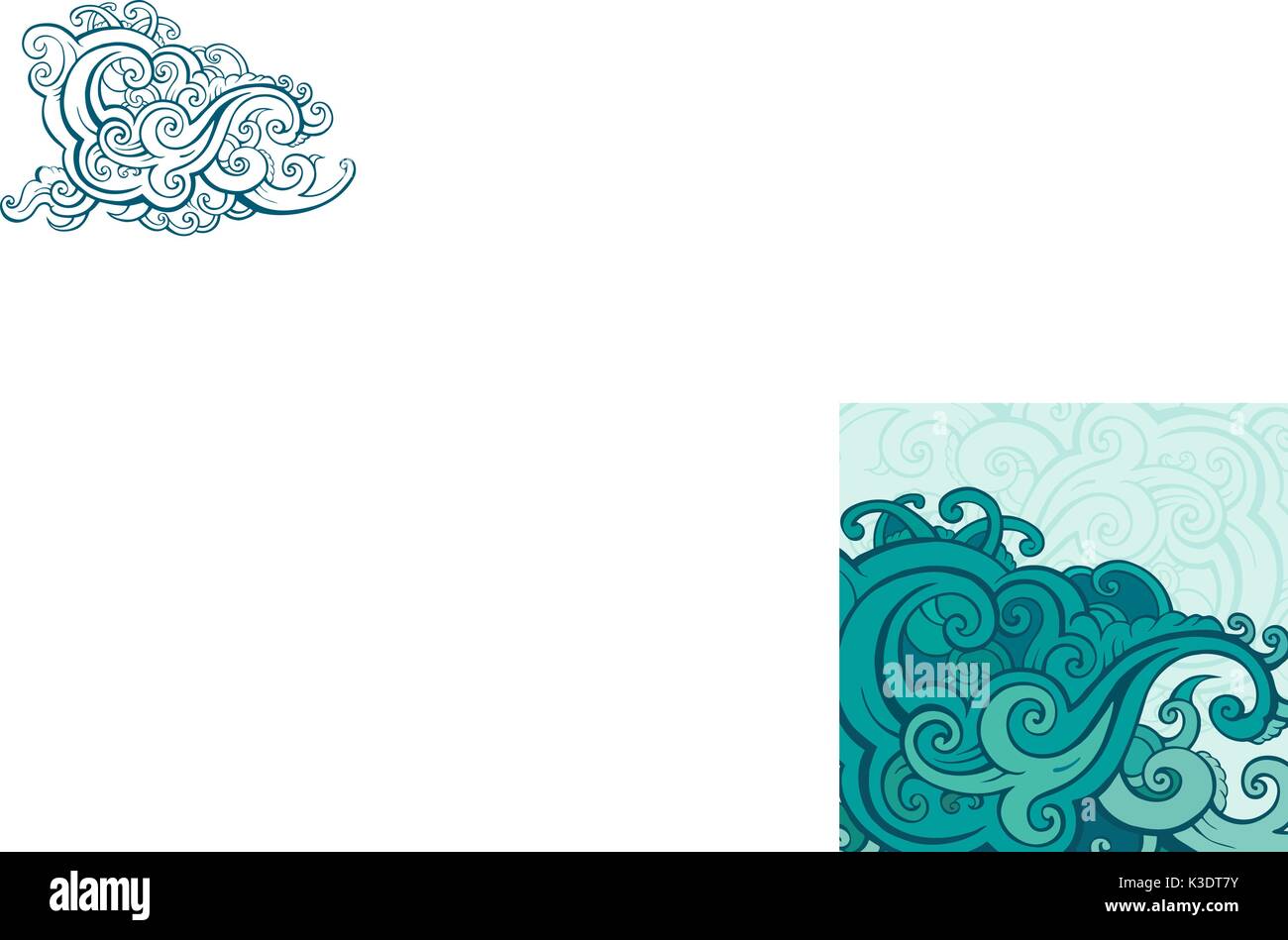 Sea waves set Stock Vector Image & Art - Alamy