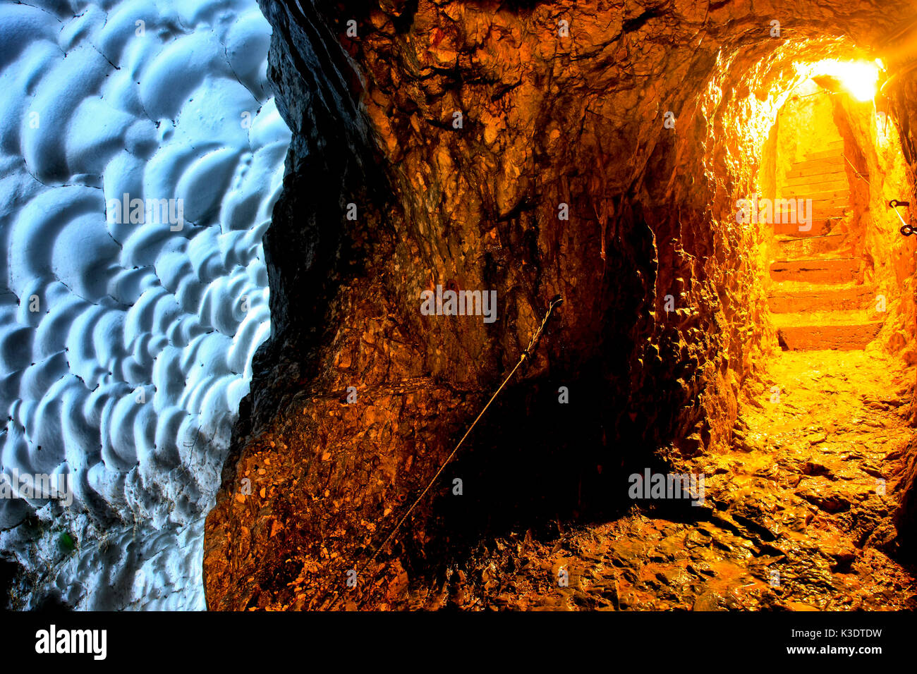 Germany, Bavaria, Upper Bavaria, Werdenfelser Land (region), Wetterstein Range, Höllentalklamm (gorge), Stock Photo