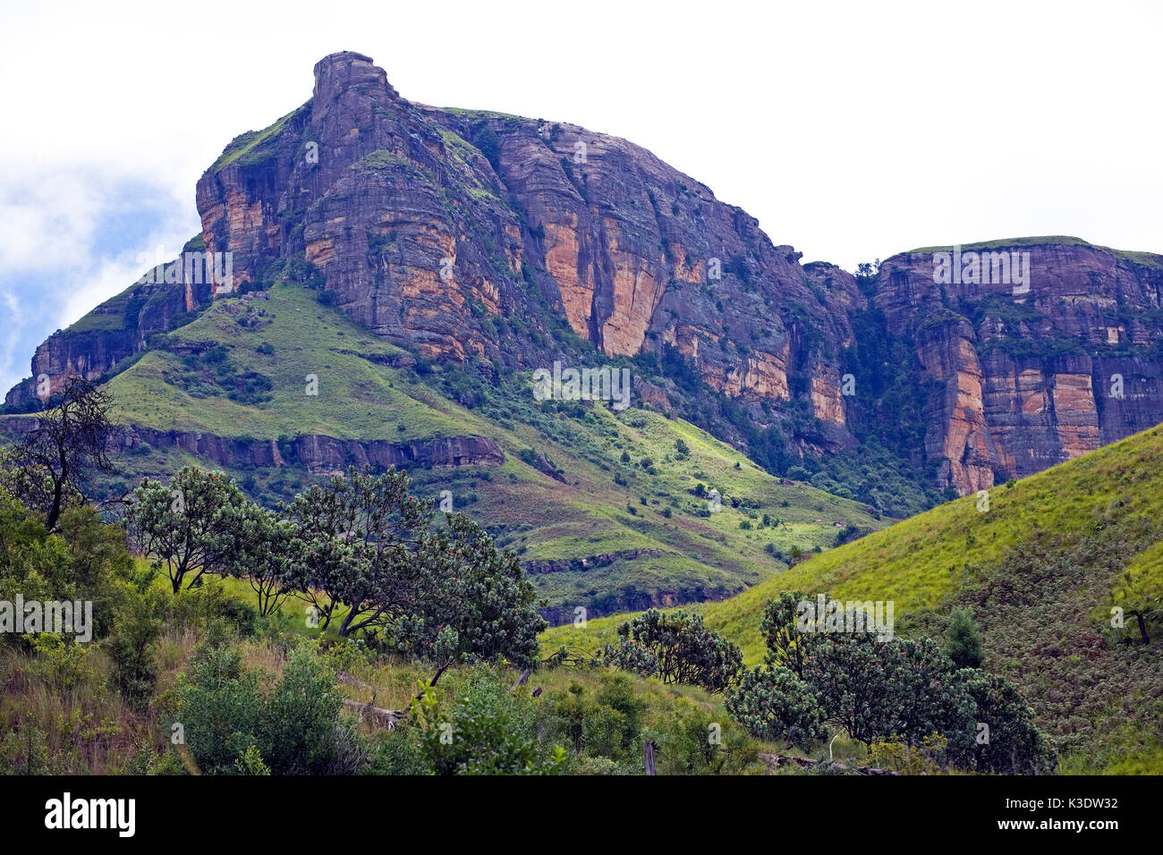 Africa, South Africa, KwaZulu Natal, Drakensberge, border area, Lesotho, Stock Photo