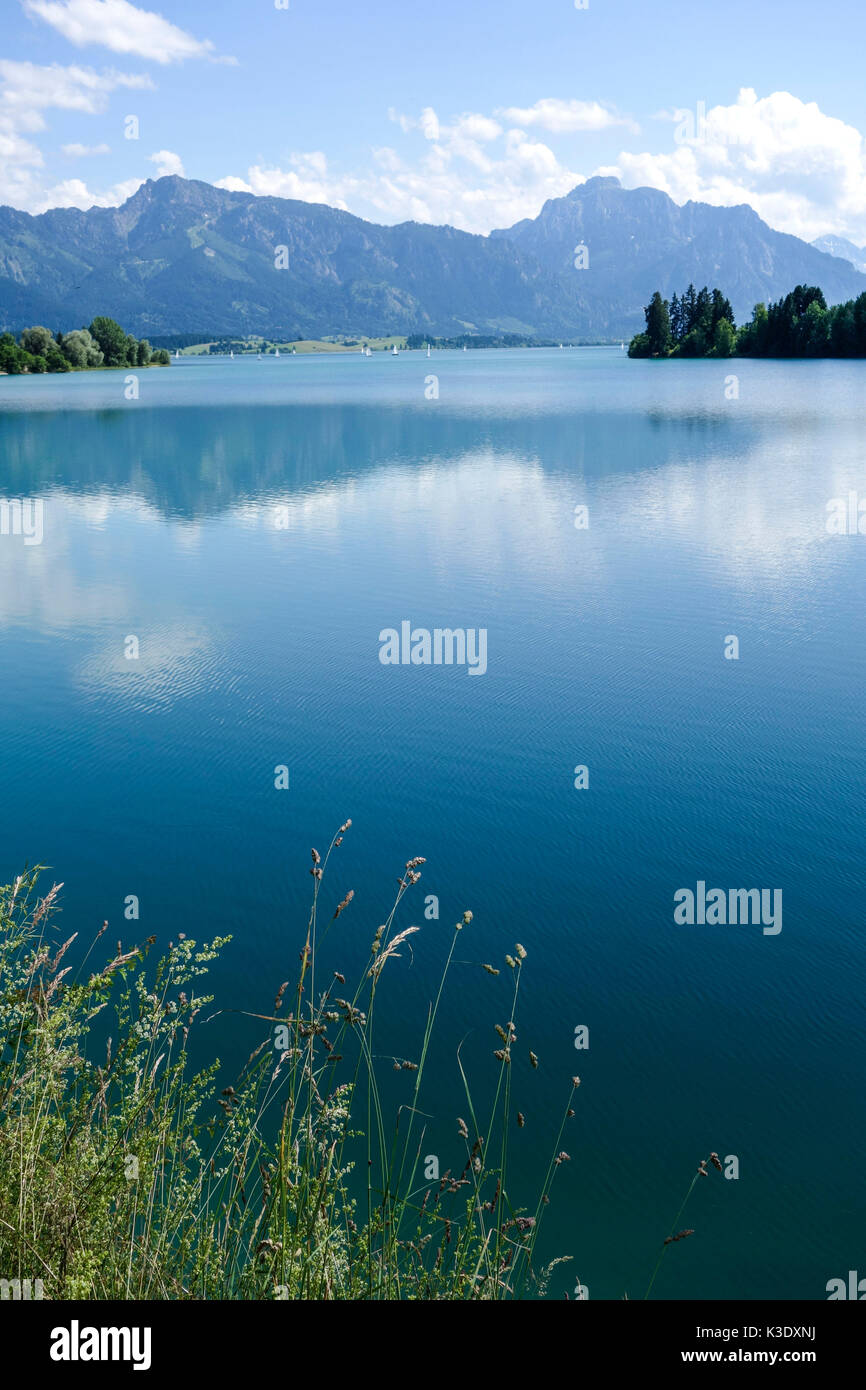 Forggensee in the east Allgäu, Bavaria, Germany Stock Photo - Alamy