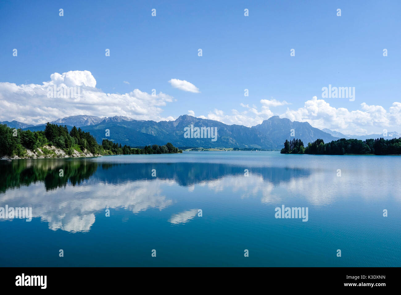 Forggensee in the east Allgäu, Bavaria, Germany Stock Photo - Alamy