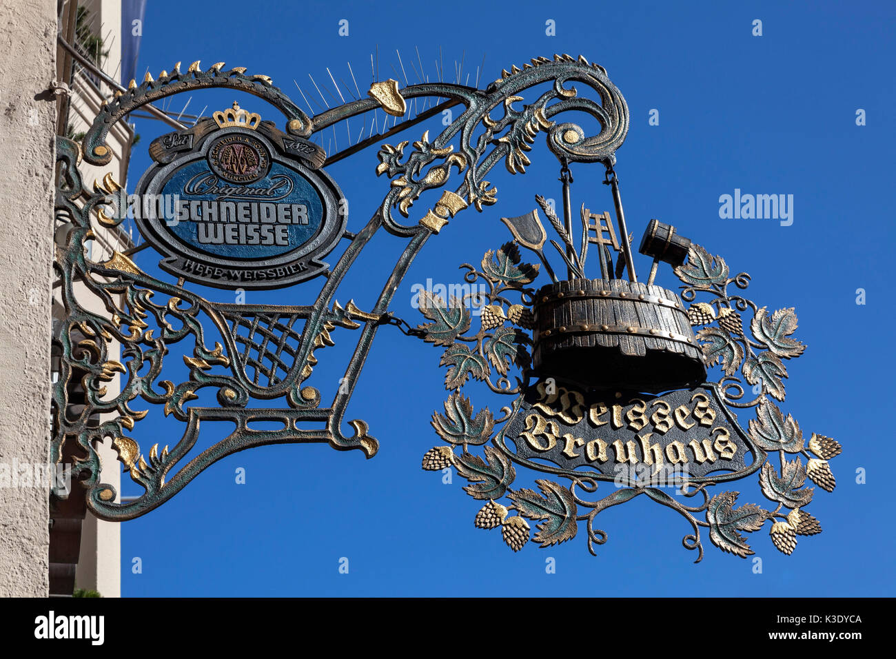 Pub Sign Munich Germany Stock Photos Pub Sign Munich Germany