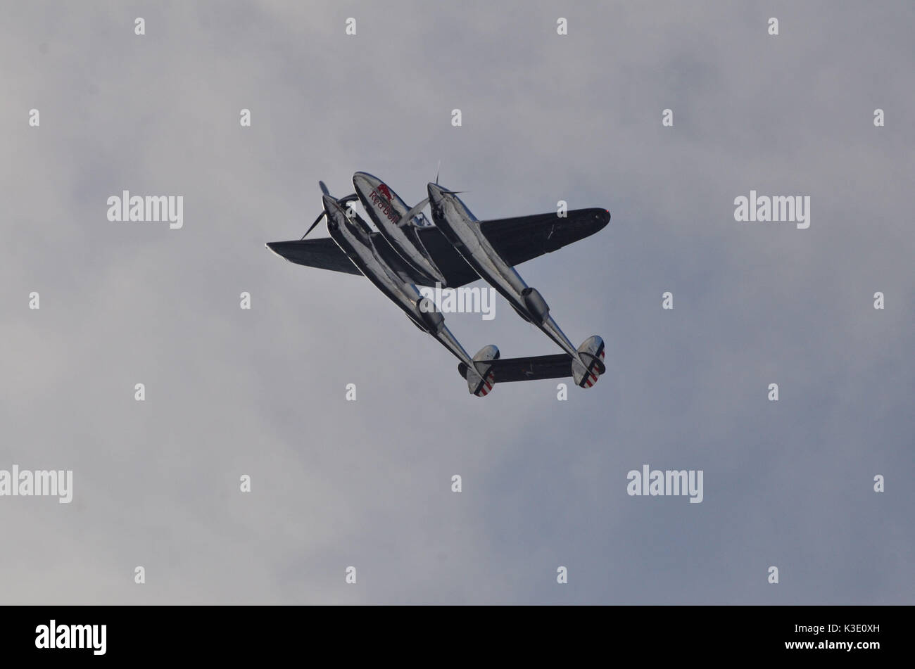 Germany, Bavaria, air display, aerobatics, fighter bomber, Stock Photo