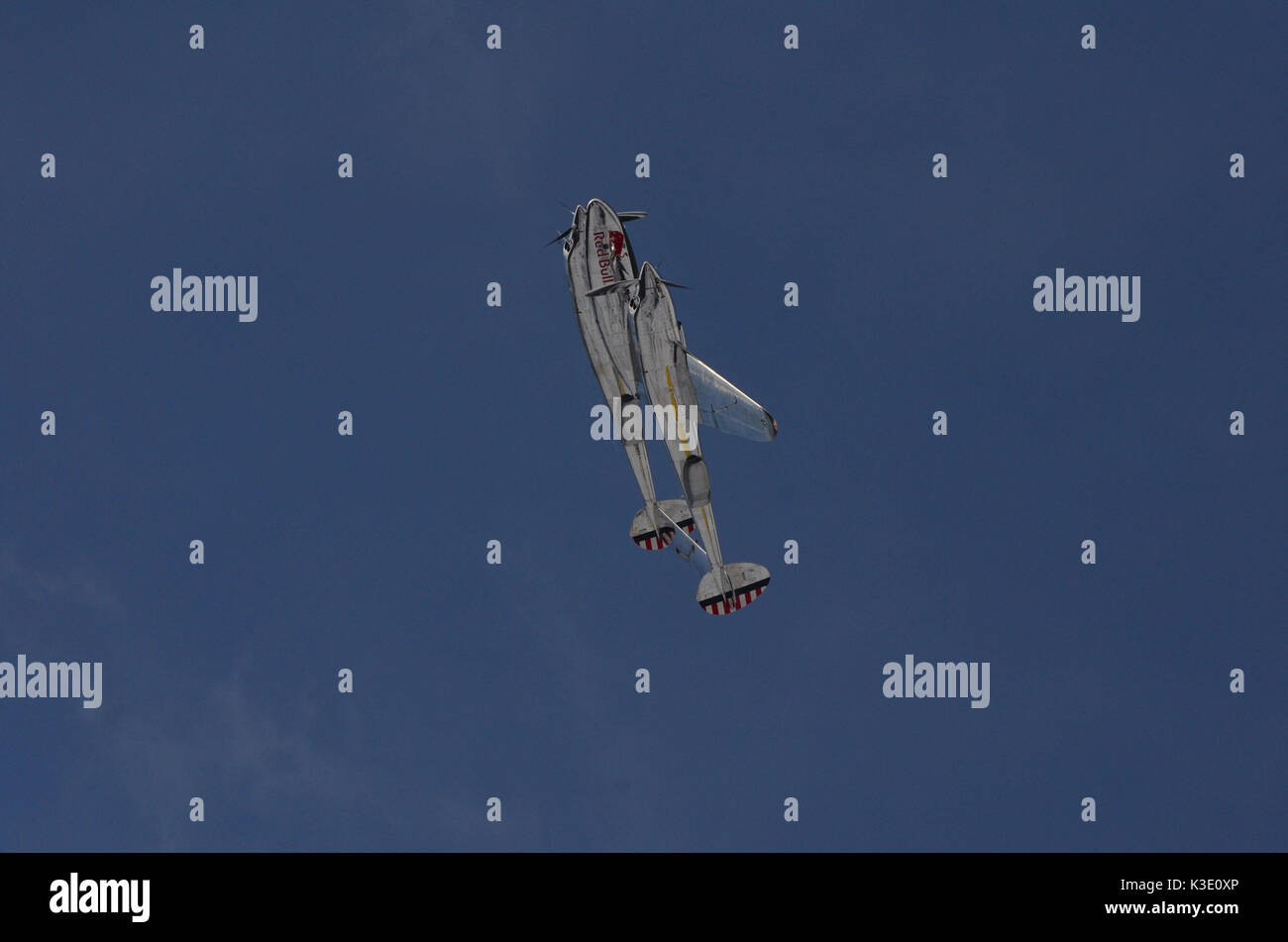 Germany, Bavaria, air display, aerobatics, fighter bomber, Stock Photo