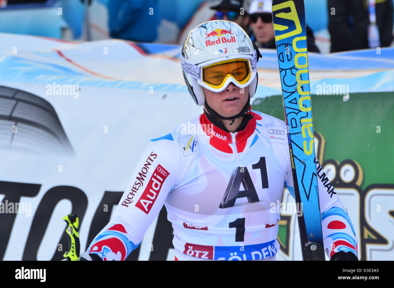 Skiing, ski race, ski world cup, ski racer, Alexis Pinturault, Stock Photo