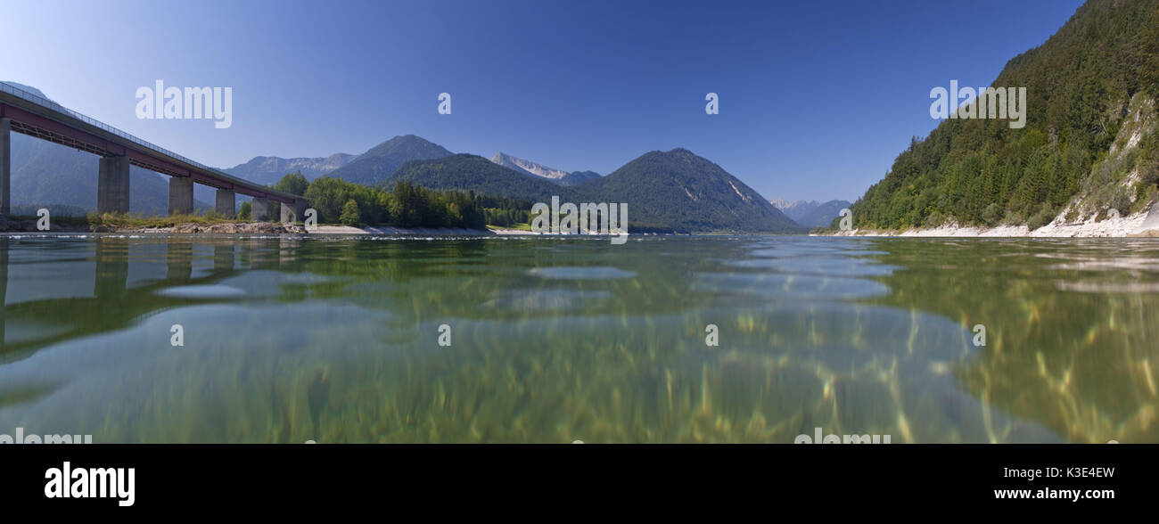 Isar valley at lake sylvenstein hi-res stock photography and images - Alamy