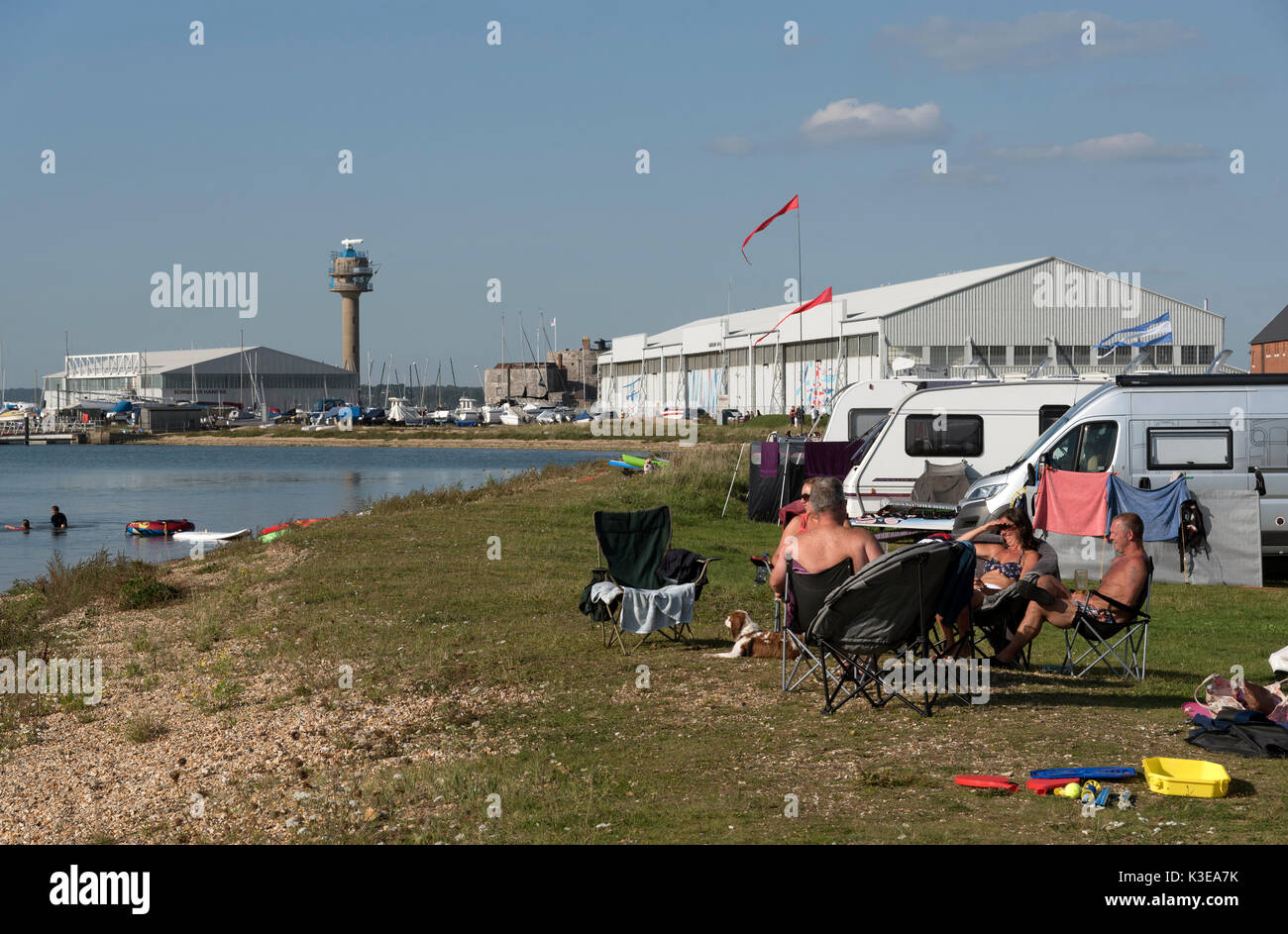 Calshot Activities Centre Hampshir England UK August 2017