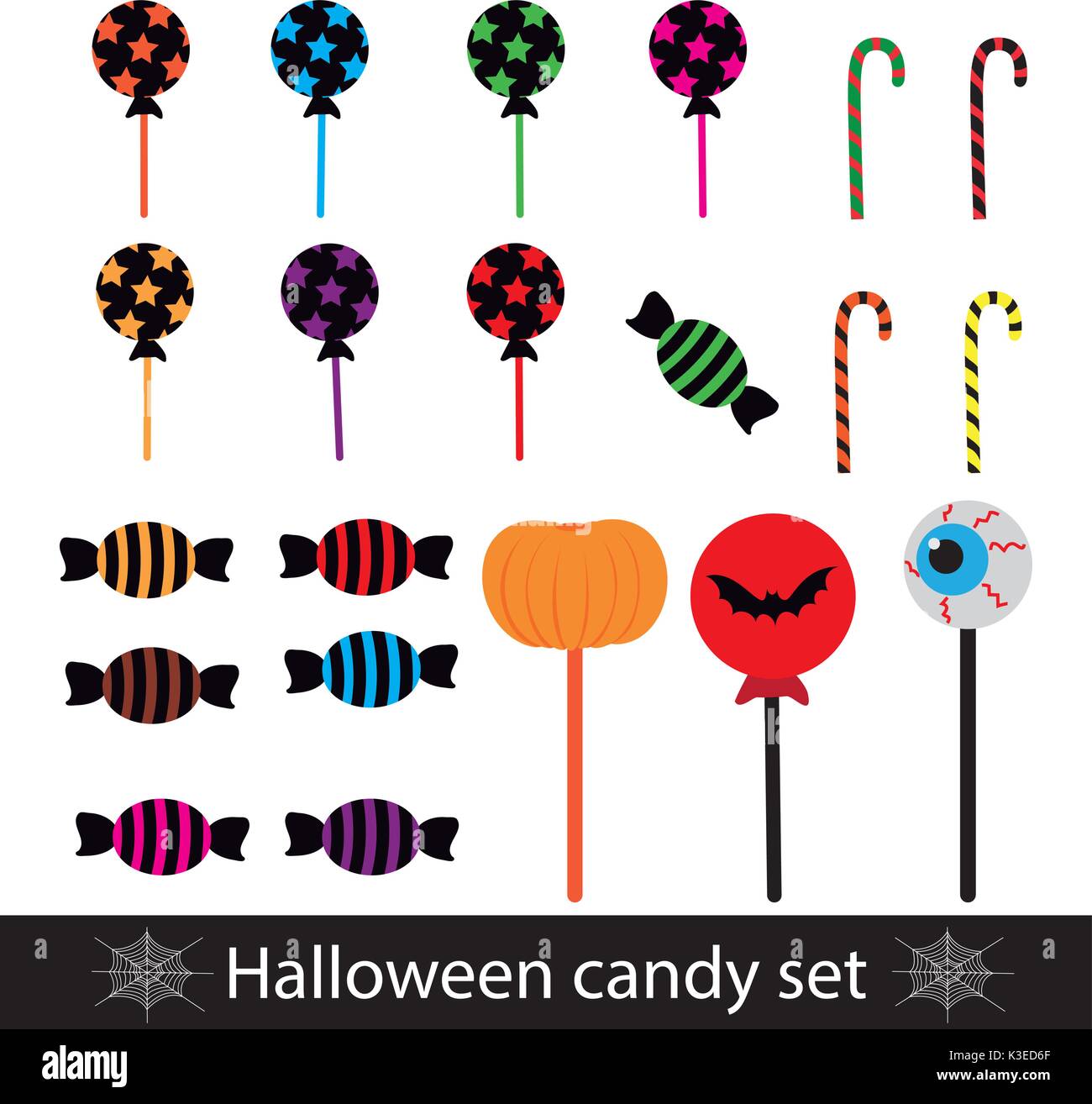 Halloween sweets Stock Vector