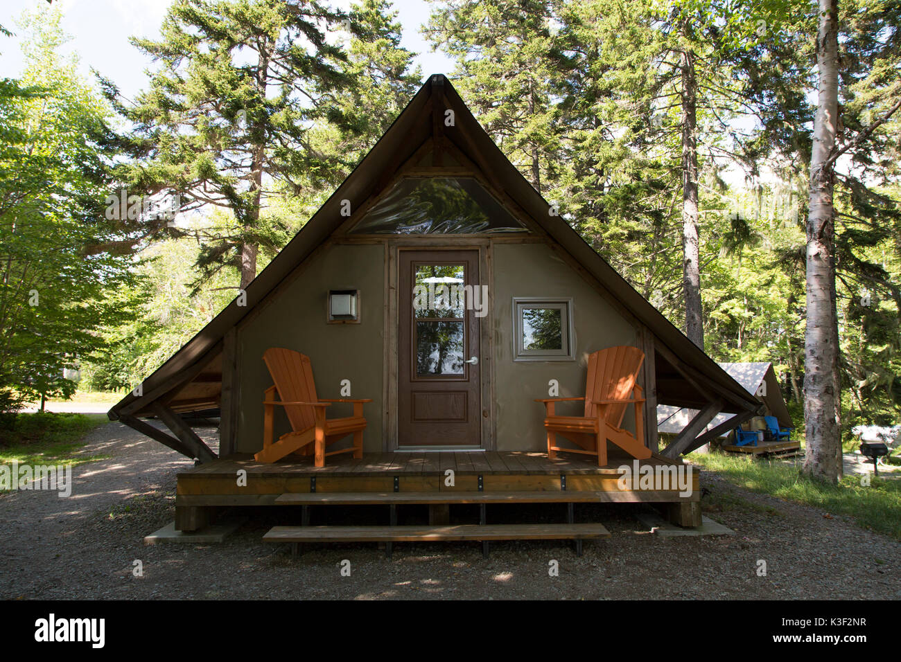 Accommodation At Fundy National Park In New Brunswick Canada The