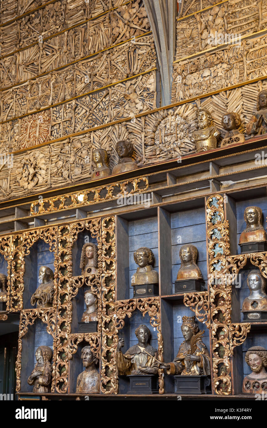 Golden chamber from church of St. Ursula, Cologne, North Rhine