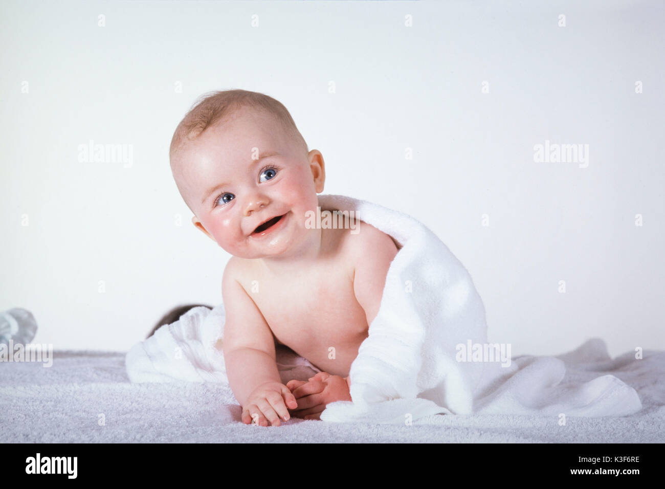 Portrait of happy baby Stock Photo