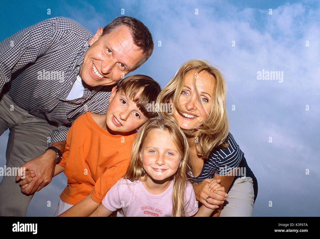 Young family Stock Photo