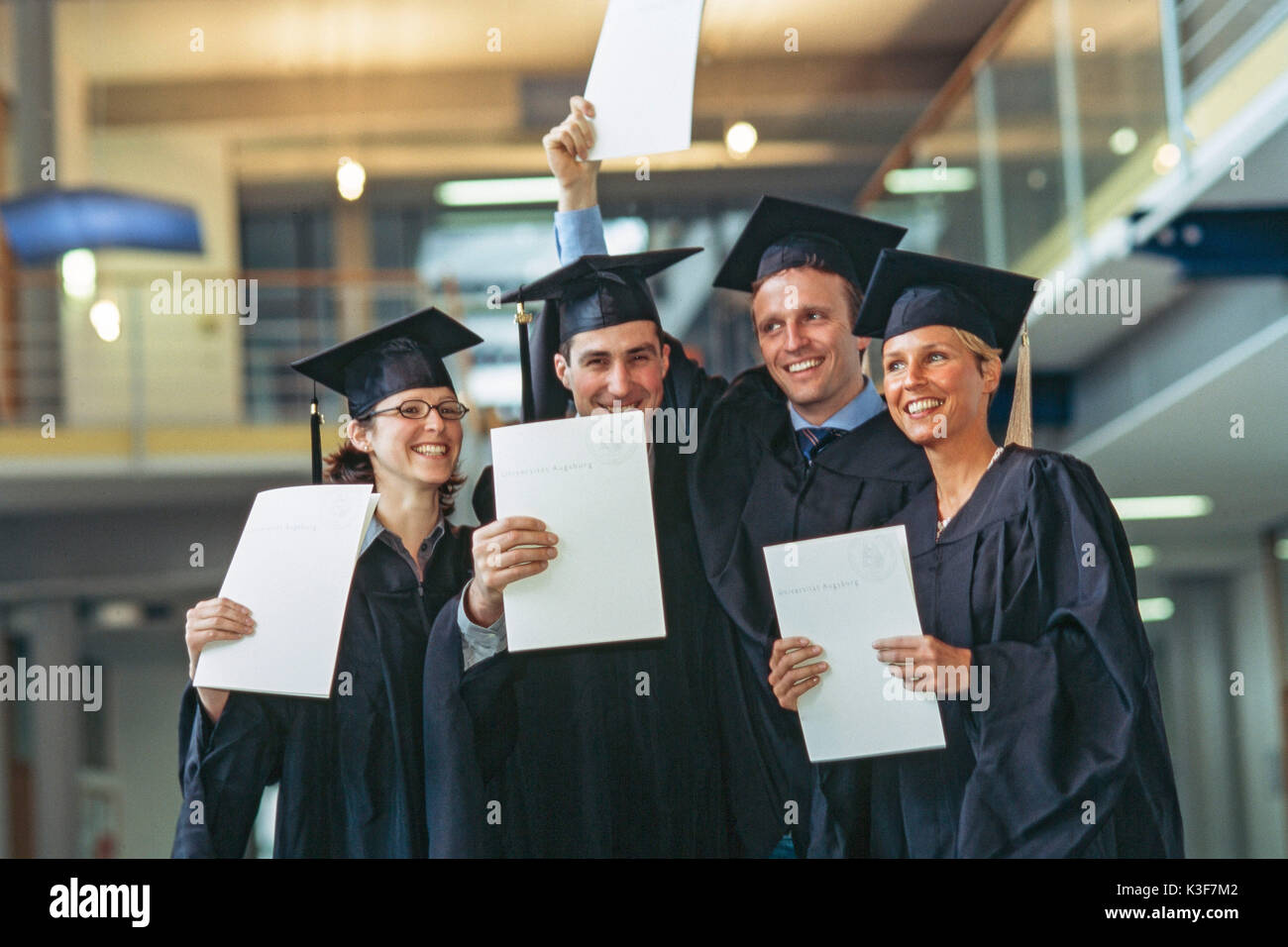 University graduates Stock Photo