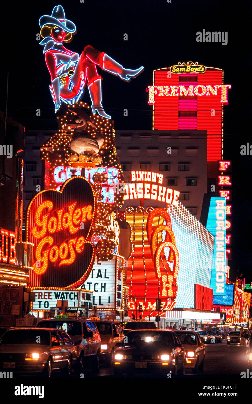 Las Vegas at night Stock Photo - Alamy